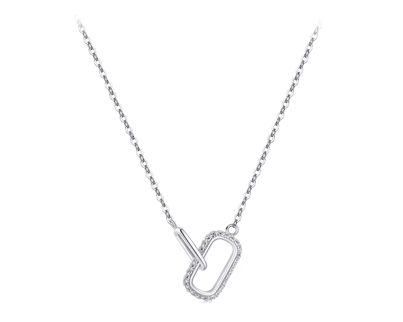 925 Sterling Siber Rose Link Chain Kette