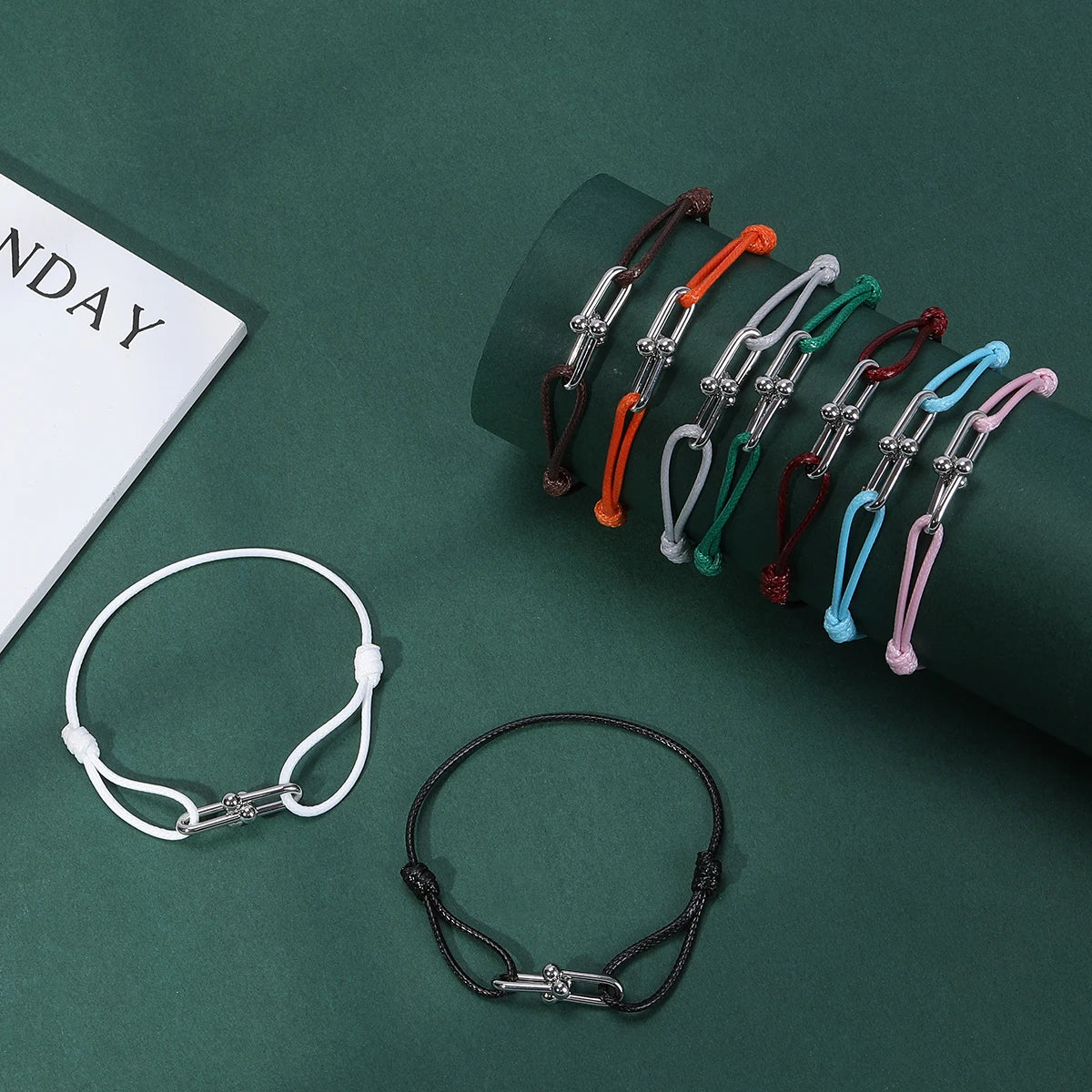 Avessa MEN Braided Buckle Bracelet 