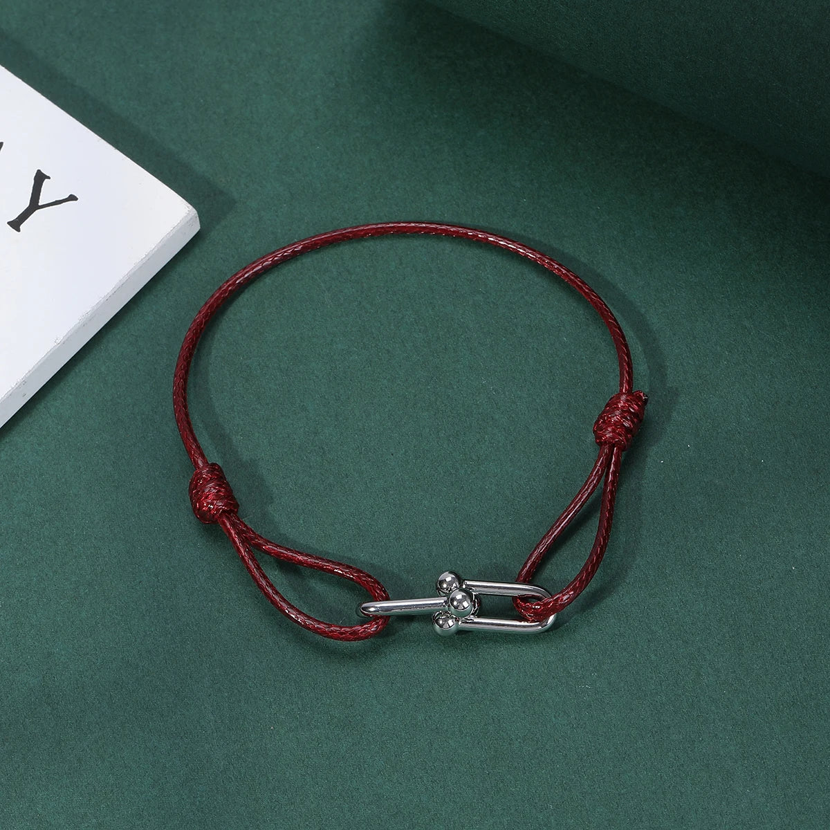 Avessa MEN Braided Buckle Bracelet 