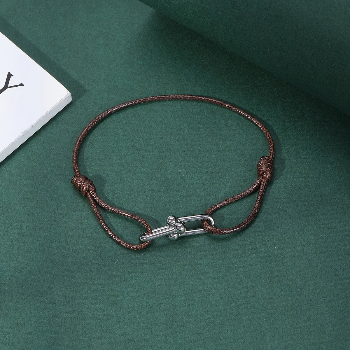 Avessa MEN Braided Buckle Bracelet 